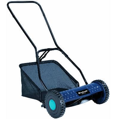 The Einhell BG-GM push mower is made from quality materials and has excellent rating, complete with collect box that folds down for easy storage. Handles could be stronger as they are a little flimsy. One of the best reel mower for under £60.00 Einhell BG-GM push mower