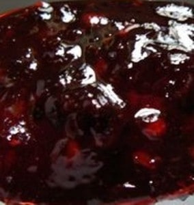 Pyrcantha jelly made from pyracantha berries