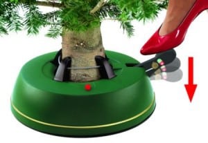 Krinner Vario Christmas Tree Stand supporting tree