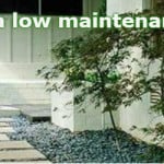 low maintenance garden design for creating a maintenance free garden.