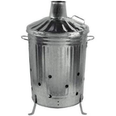 galvanised steel garden incinerator