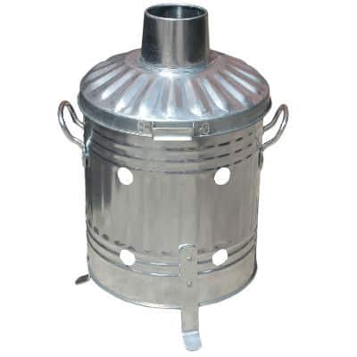 mini garden incinerator ideal for anyone who does not have the need or have the space to store a larger incinerator. Still made from Galvanised steel and uk main so made to the highest standard it ideal for burner smaller batches of rubbish.