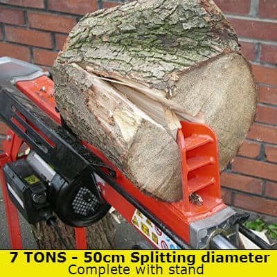 Log Master 7 ton log splitter with stand