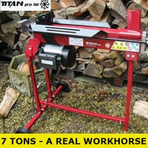 Titan Pro 7 ton electric log splitter