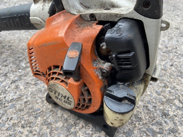 Stihl SH 56 petrol leaf blower engine which is super reliable
