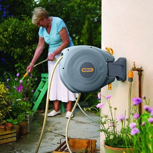 Best For Small Gardens - Hozelock Auto-Rewind 10 reel
