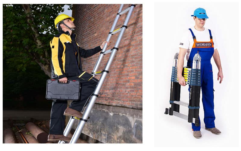 Best Telescopic Ladder Review - Top 5 Models - A frame and telescopic to 5.6 meters