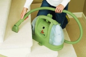 BISSELL 30K4E Multi-Purpose Carpet Cleaner cleaning stairs