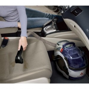 Bissell Lift Off Carpet Cleaner cleaning car seats