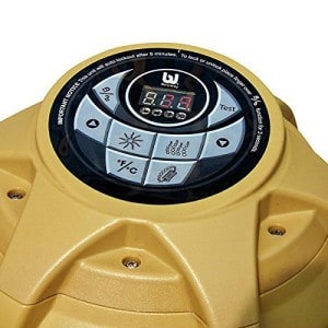Lay-Z-Spa Palm Springs Inflatable Portable Hot Tub controls