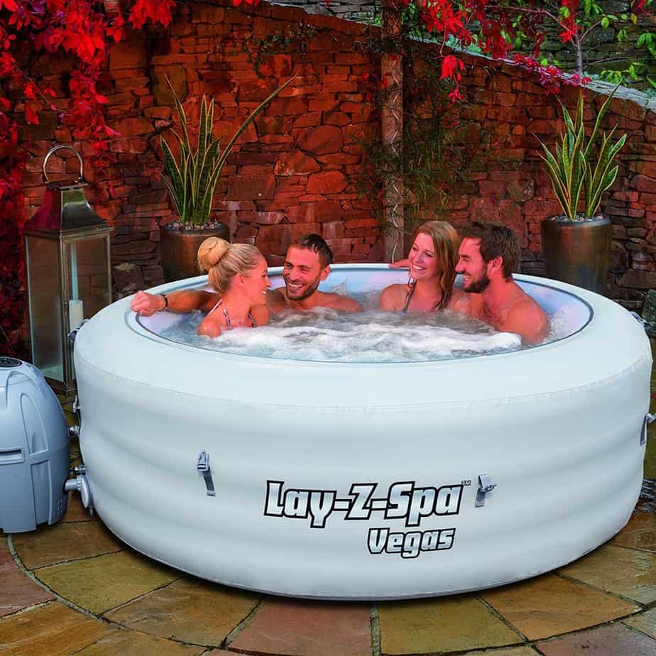LayZSpa Vegas Inflatable Portable Hot Tub 46 people Pyracantha.co.uk
