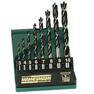 Our best Pick - Mannesmann Professional Wood Drill Set in Plastic Box 8 Pieces