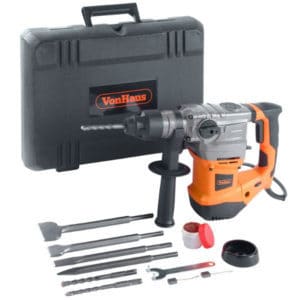 VonHaus 1500W SDS Rotary Impact Hammer Drill Set Review