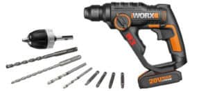 WORX WX390 20V 3-in-1 H3 Max Lithium-Ion Rotary Hammer