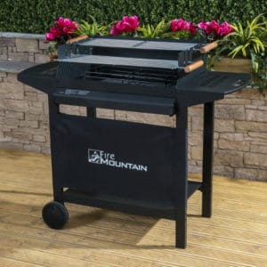 Fire Mountain Deluxe Trolley Charcoal Barbecue Review