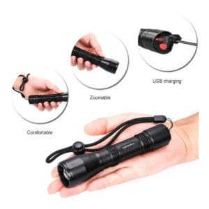 INFRAY Rechargeable 800 lumens LED Torch Review