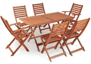 VonHaus 6 Seater Wooden Dining Set Review