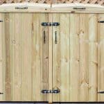 Wheelie bin storage solutions - wheelie bin storage shed