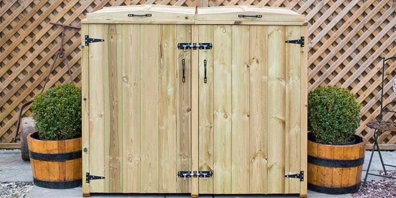 Wheelie bin storage solutions - wheelie bin storage shed