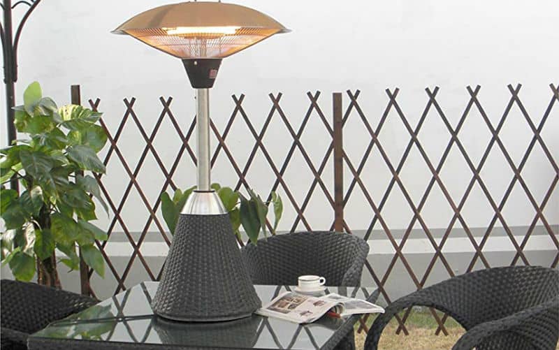 Best Electric Patio Heater Reviews - 5 of the best models - buyers guide and reviews