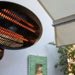 Best Wall Mounted Garden Patio heater being tested