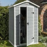We have reviewed many sheds over the year so we decided to do a round up of the best small sheds for those looking for something that fits into a smaller area. We compared plastic, metal and wooden sheds with plastic being a popular choice, especially the Keter range of plastic sheds