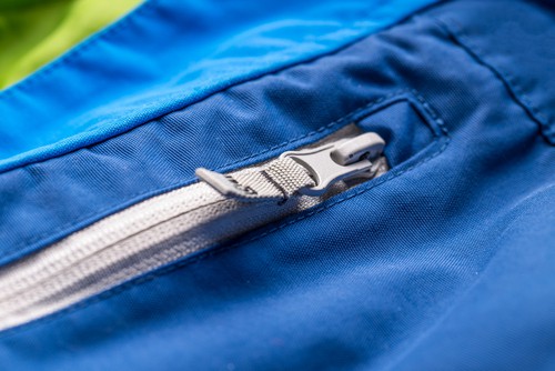 Light weight jacket pocket and sealed seams