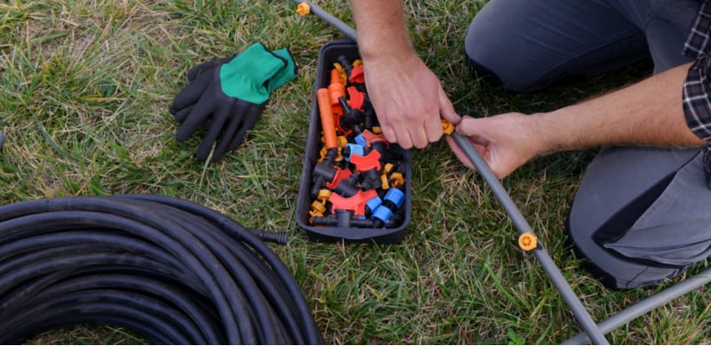 Watering can be very time consuming and often wasteful, in this guide we look at how to set up a water drip system in your garden or allotment.