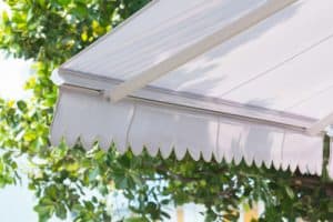 Garden awning fabric types