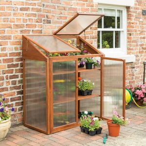 Alexei 1.2m W x 0.6m D Mini Greenhouse