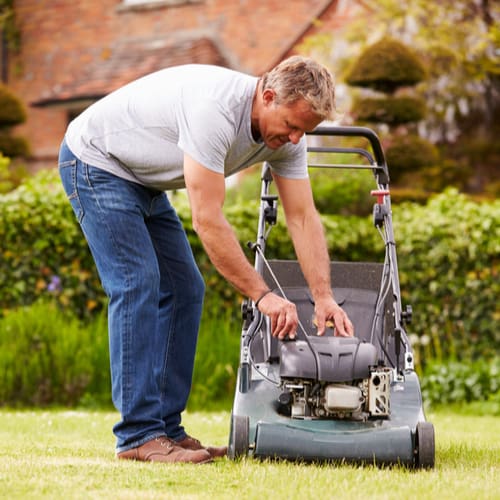 Lawn mower for gardeners