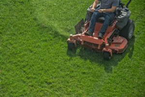 Zero turn radius lawn mowers