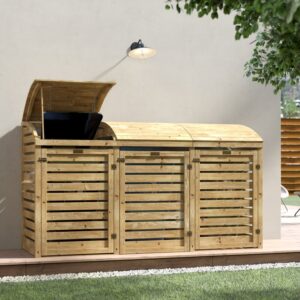 Alviso Wooden Triple Bin Store review