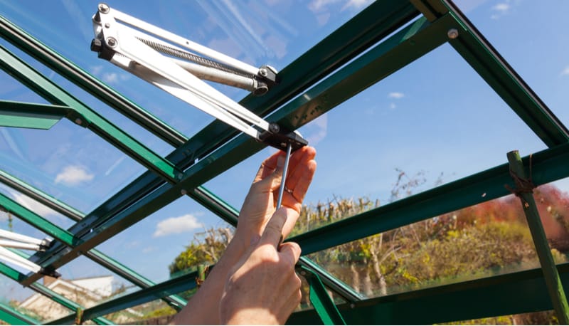 Window Opener Solar Heat Sensitive Auto Thermofor Automatic Greenhouse Vent Window Open Kit
