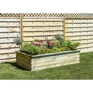 Kyler Wooden Raised Flower Bed