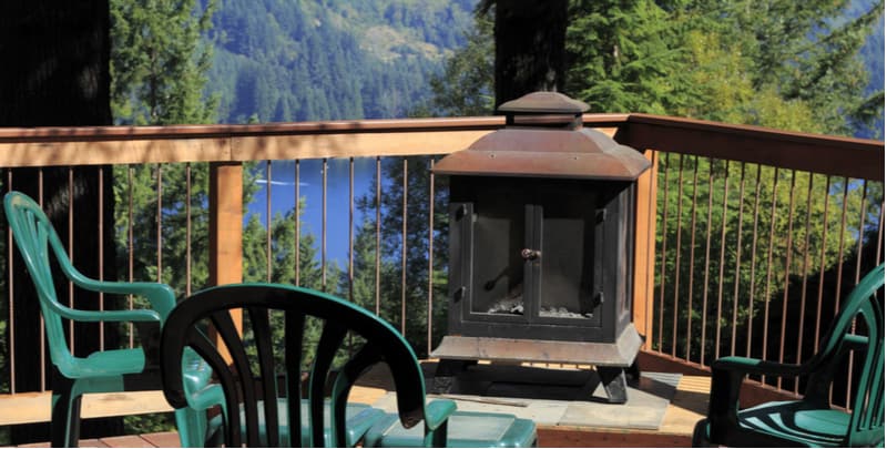 best outdoor fireplace