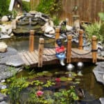 Best garden bridges made from wood and metal