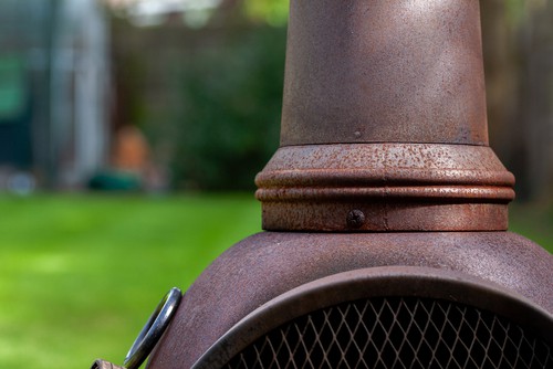 Chiminea starting to rust as they always do