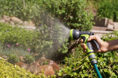 Different hose spray patterns