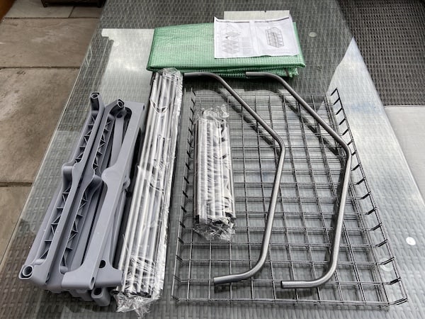 All parts need to put together mini grow house