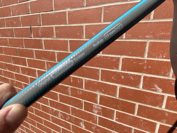 Gardena hose specially design for auto reel