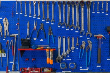 Best Wall Mounted Tool Racks - plastic and metal tool racks for organising your tools