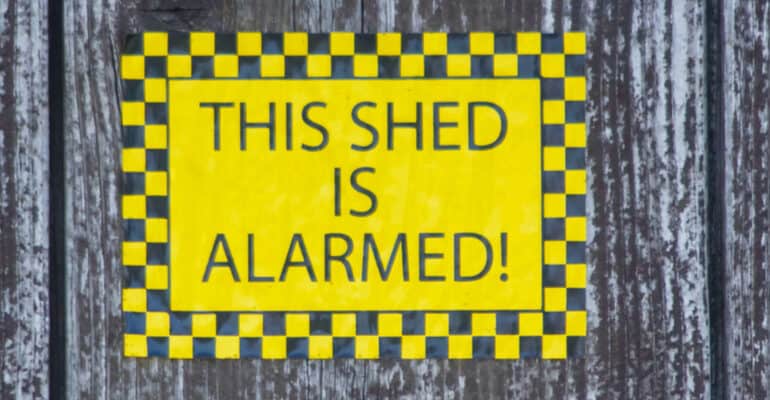 Best shed alarms for securing your garden equipment and tools