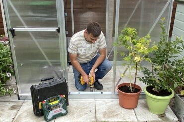 How to secure your greenhouse to a patio or concrete pad
