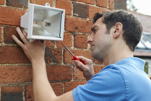 Installing security light