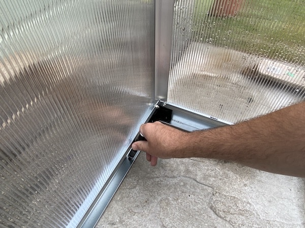 I have marked all 12 holes in the base with a black marker so i know where i need to drill the hole