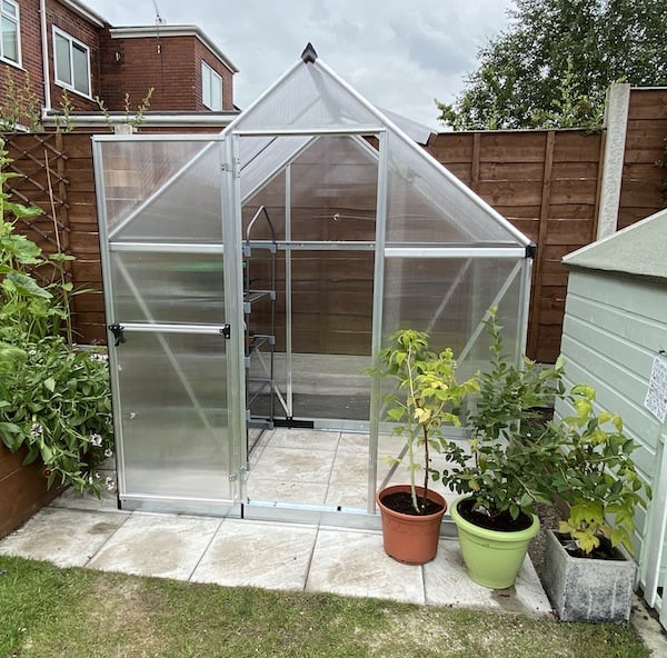 my Palram Canopia Mythos 6ftx4ft Silver Greenhouse which I have had for 3 years