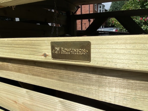 Rowlinson Triple Bin store branding plaque