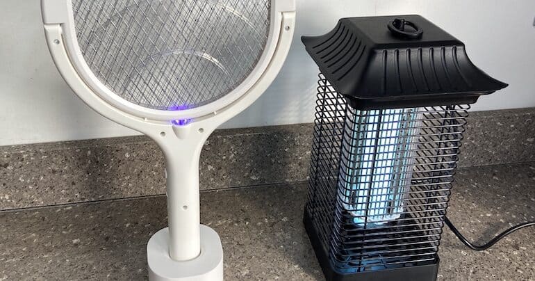 Bug Zapper Outdoor and Indoor - Rechargeable Mosquito and Fly Killer,USB  LED Light Trap Portable Cordless Electric Mosquito Zappers Killer Lamp