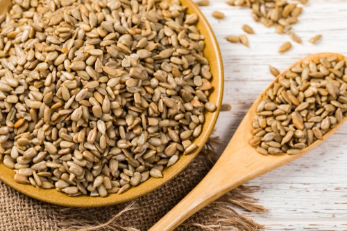 Roasted sunflower seeds